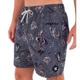 Men's Swim Shorts Black - Hurley Volley Flex Art  Image 