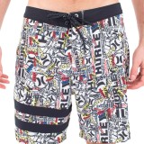 HURLEY PHANTOM-ECO 25TH S1 BLOCK PARTY 18" MBS0011930-H007 Colorful Image 