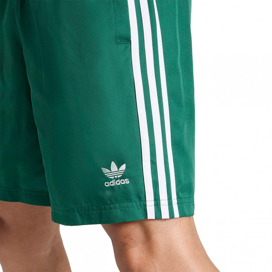 Ανδρικό Μαγιό Βερμούδα Κυπαρισσί - adidas Originals Adicolor 3-Stripes 8-Inch
