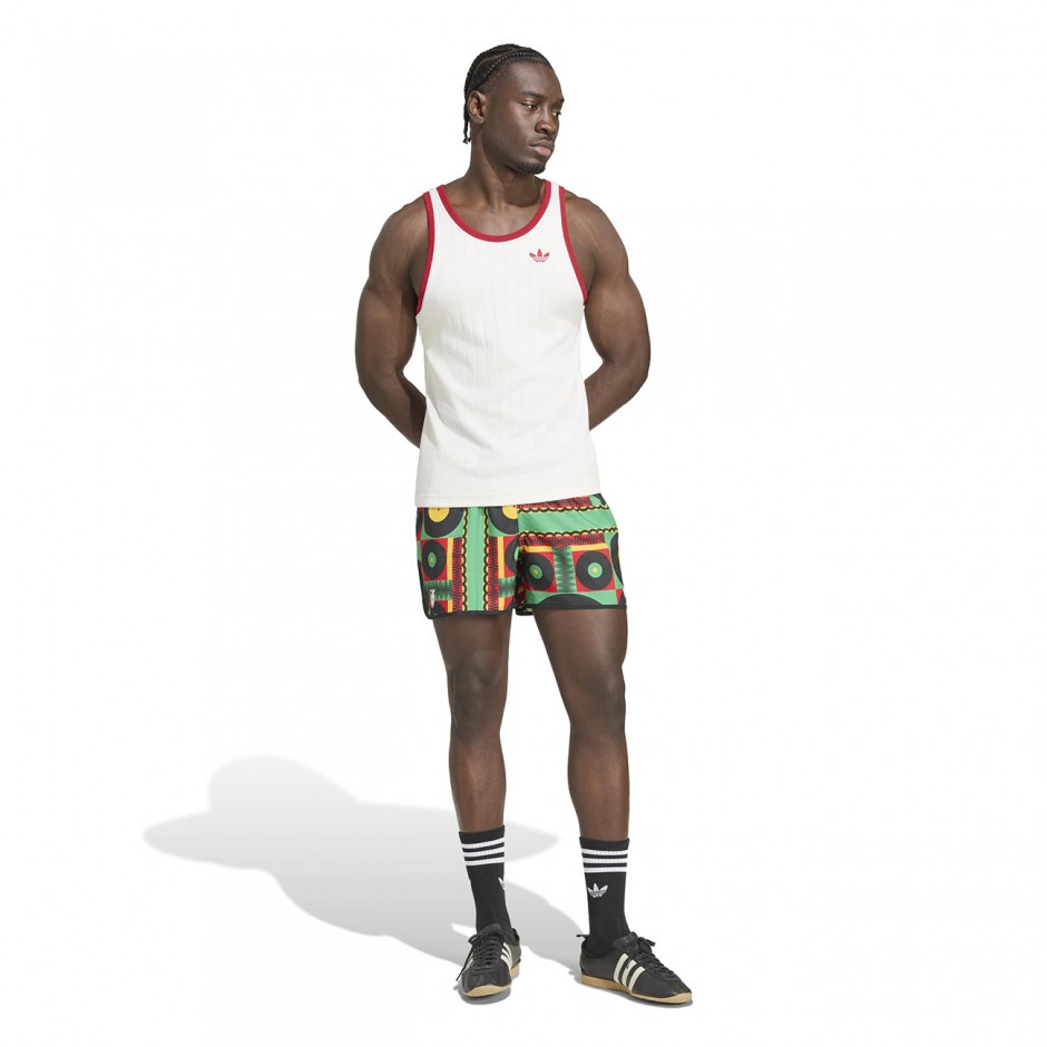 Men's Swim Shorts Colorful - adidas Originals Jamaica x Bob Marley