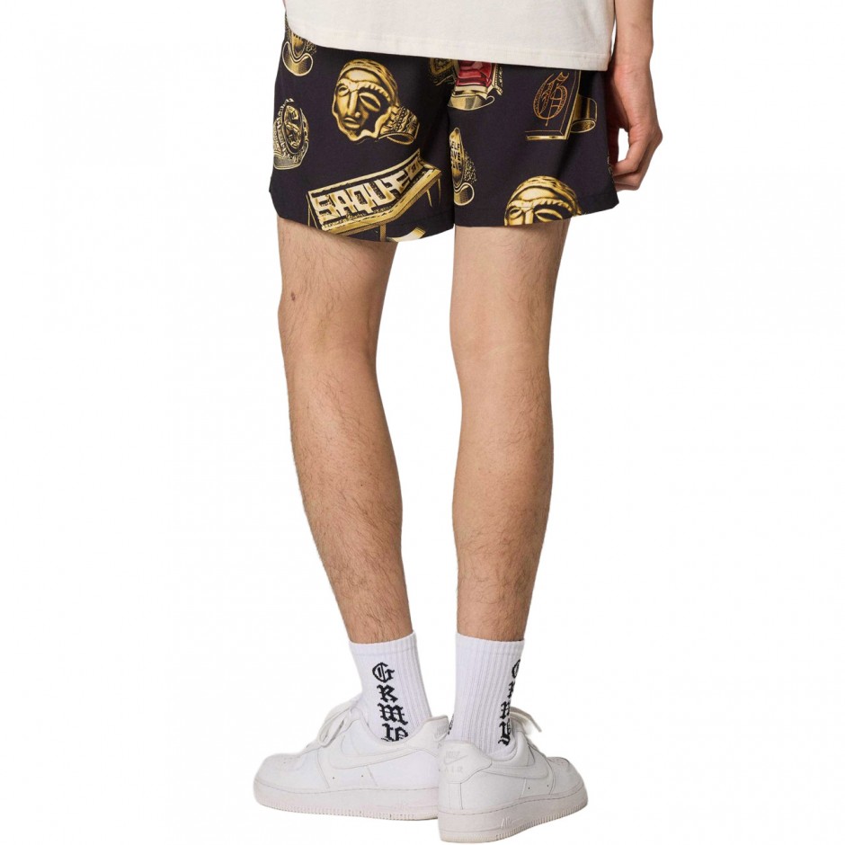 Men's Swim Shorts Black - Grimey The OG Tour