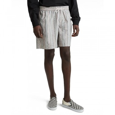 Ανδρικό Μαγιό Βερμούδα Γκρι - Vans Primary Stripe Elastic