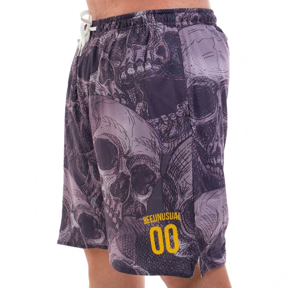 BEE UNUSUAL "WHAT YOU ARE" BASKETBALL SHORTS AB-232301-BLACK Black