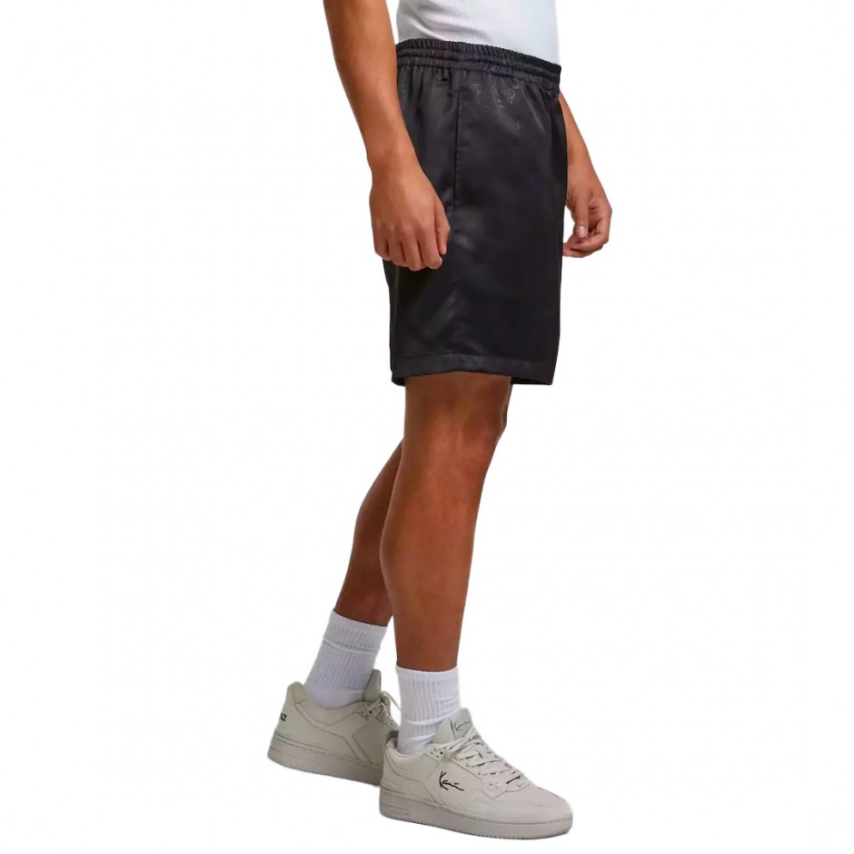 KARL KANI SIGNATURE AOP RESORT SHORTS KM252-010-1-BLACK Black