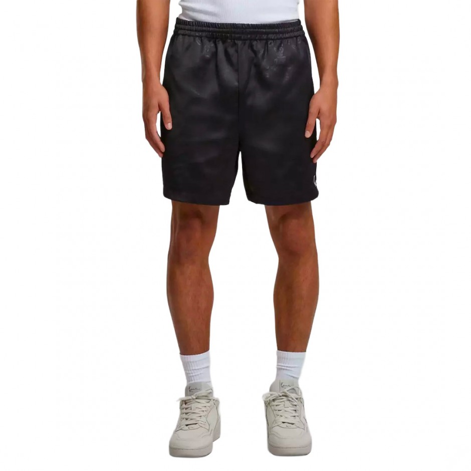 KARL KANI SIGNATURE AOP RESORT SHORTS KM252-010-1-BLACK Black