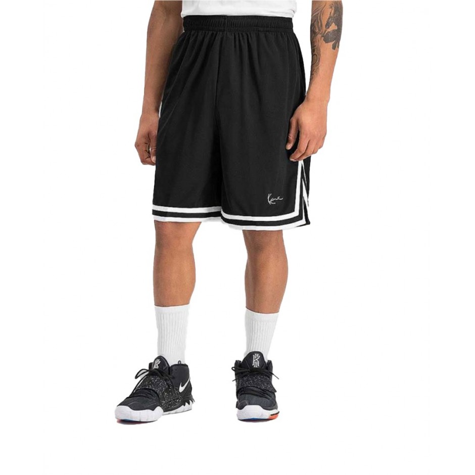 KARL KANI SIGNATURE MESH SHORTS ESSKKM-MS01BLK-BLACK Black