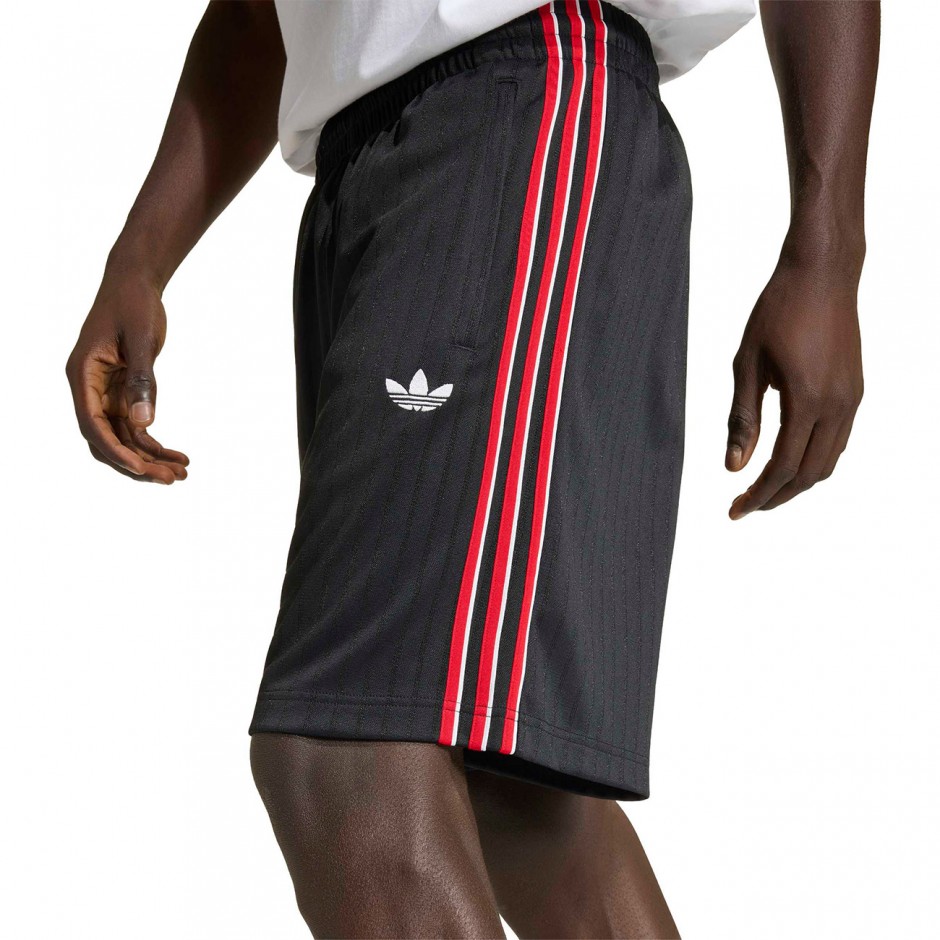 Men's Shorts Black - adidas Originals Firebird Engineered Stripes