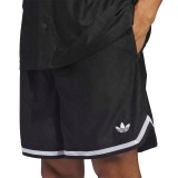 Ανδρική Βερμούδα Μαύρη - adidas Originals Basketball Flame Εικόνα 1