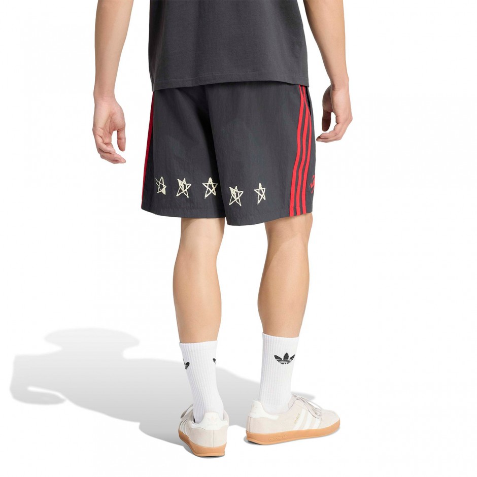 Ανδρική Βερμούδα Μαύρη - adidas Originals One World Graphic