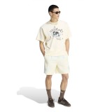 Men's Shorts Ecru - adidas Originals One World Graphic Image 3