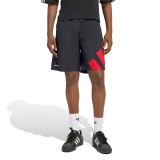 Ανδρική Βερμούδα Μαύρη - adidas Originals Adicolor Blocked Εικόνα 