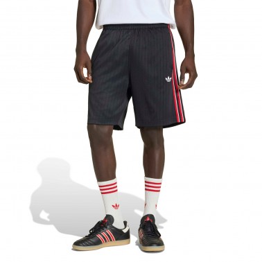 Men's Shorts Black - adidas Originals Firebird Engineered Stripes