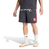 Ανδρική Βερμούδα Μαύρη - adidas Originals One World Graphic Εικόνα 