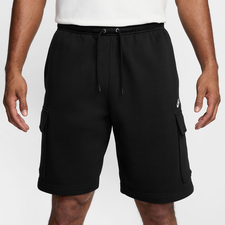 Ανδρική Βερμούδα Cargo Μαύρη - Nike Club