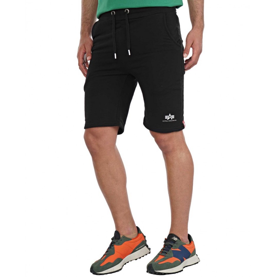 ALPHA INDUSTRIES BASIC SHORT SL Μαύρο