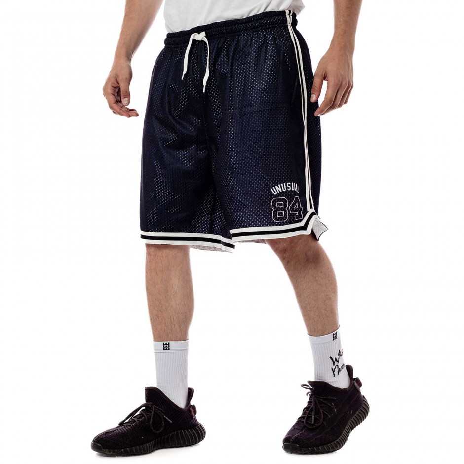 Ανδρική Βερμούδα Μαύρη - Bee Unusual Mesh Shorts