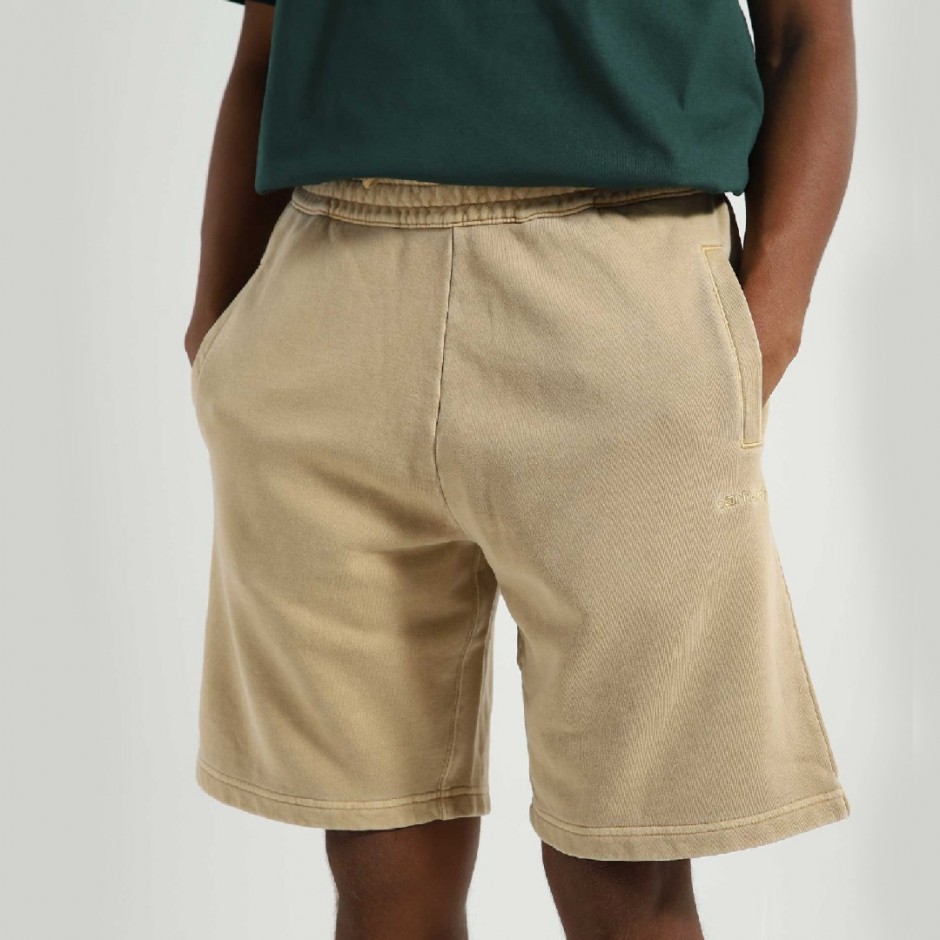 CARHARTT WIP DUSTER SWEAT SHORTS Μπεζ