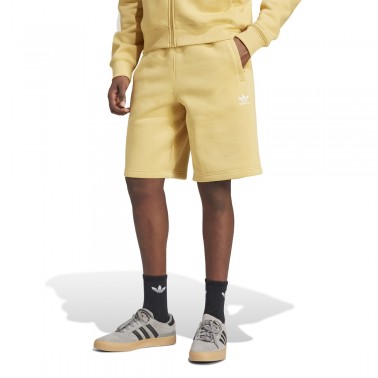Ανδρική Βερμούδα Κίτρινη - adidas Originals Trefoil Essentials