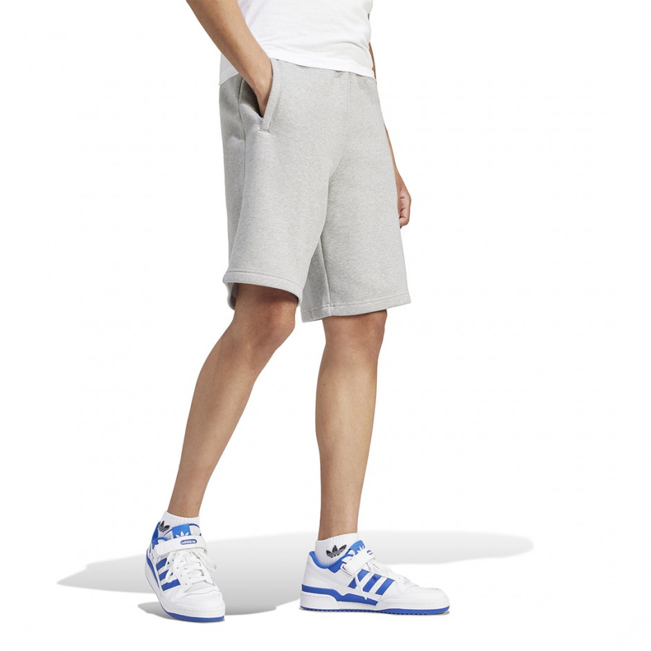 Ανδρική Βερμούδα Γκρι - adidas Originals Trefoil Essentials