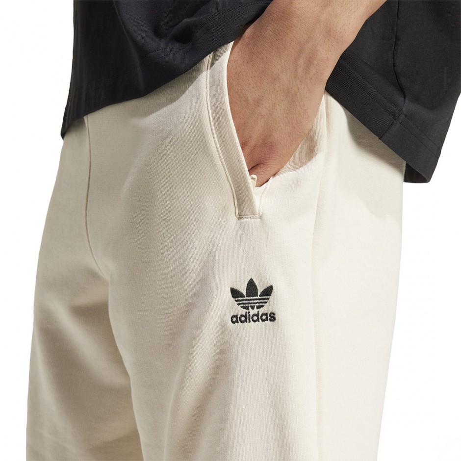 Ανδρική Βερμούδα Εκρού - adidas Originals Essentials Trefoil