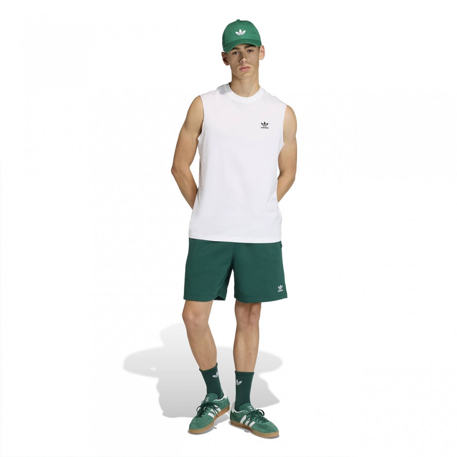 Men's Shorts Green - adidas Originals Trefoil Essentials