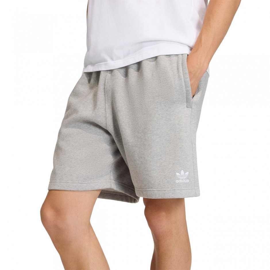 Ανδρική Βερμούδα Γκρι - adidas Originals Trefoil Essentials