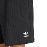 Ανδρική Βερμούδα Μαύρη - adidas Originals Essentials Trefoil Waffle Εικόνα 2