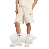 Ανδρική Βερμούδα Εκρού - adidas Originals Trefoil Essentials Εικόνα 