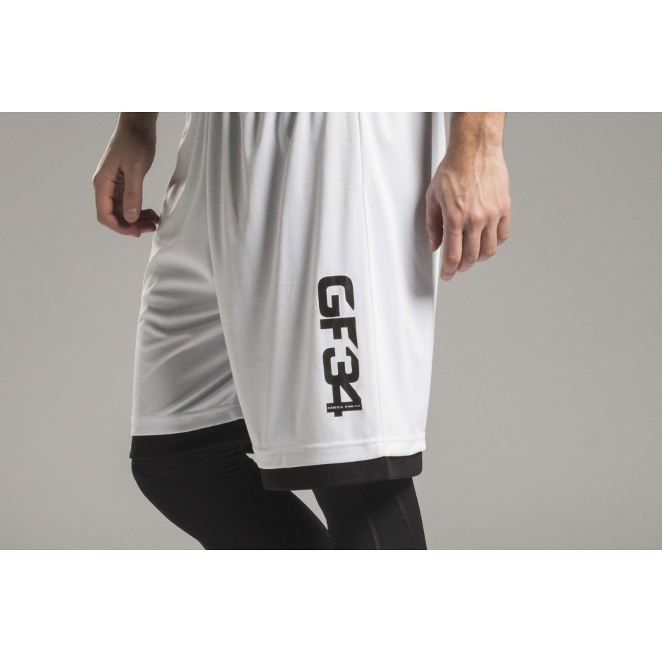GSA X GREEK FREAK BASKETBALL SHORTS 34-18004-02 Λευκό