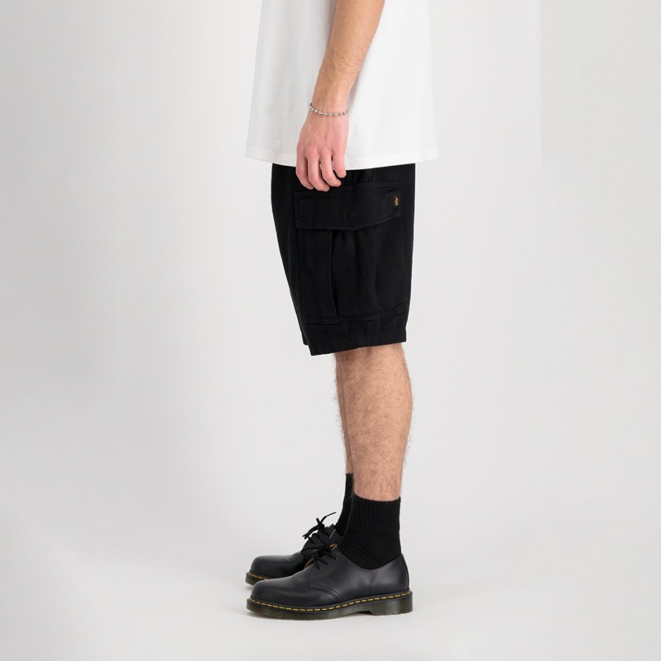 Alpha Industries Aircraft Μαύρο - Ανδρική Βερμούδα Cargo