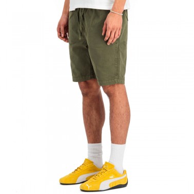 ALPHA INDUSTRIES BASIC COTTON SHORTS 156262-142 OLIVE