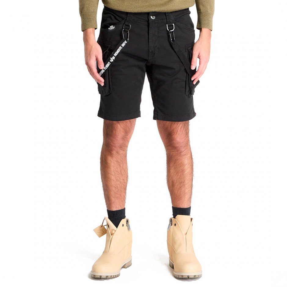 ALPHA INDUSTRIES UTILITY SHORT 116213-03 Black