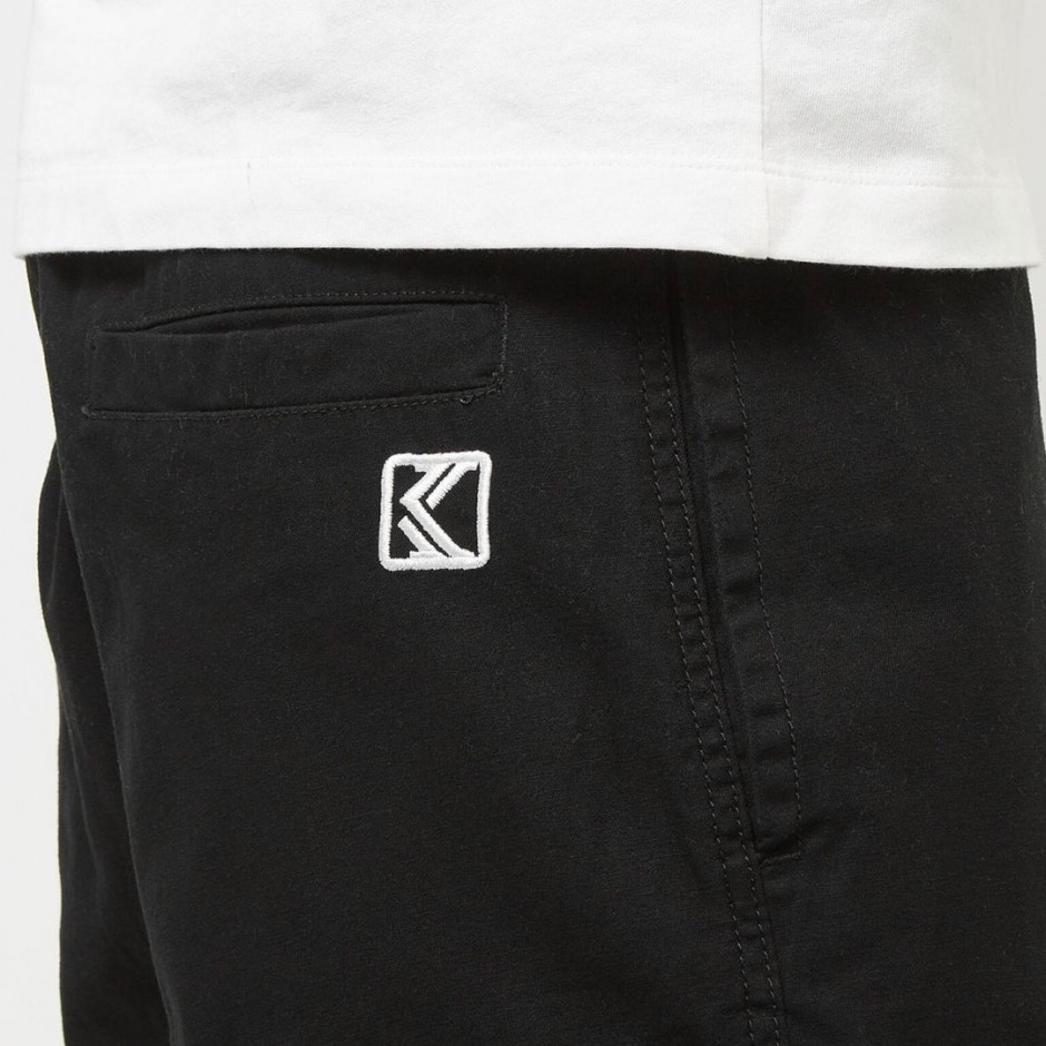 Ανδρική Βερμούδα Cargo Μαύρη - Karl Kani Retro Washed