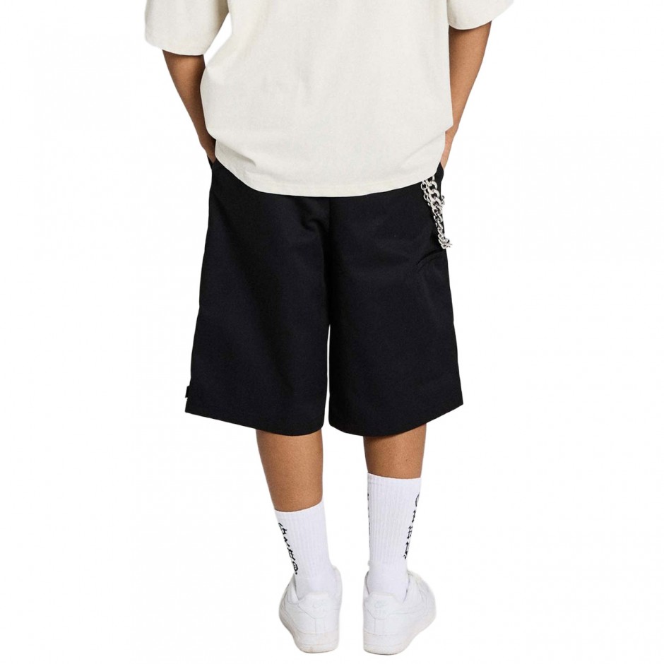 Unisex Shorts Black - Grimey Chief Watcher Loose