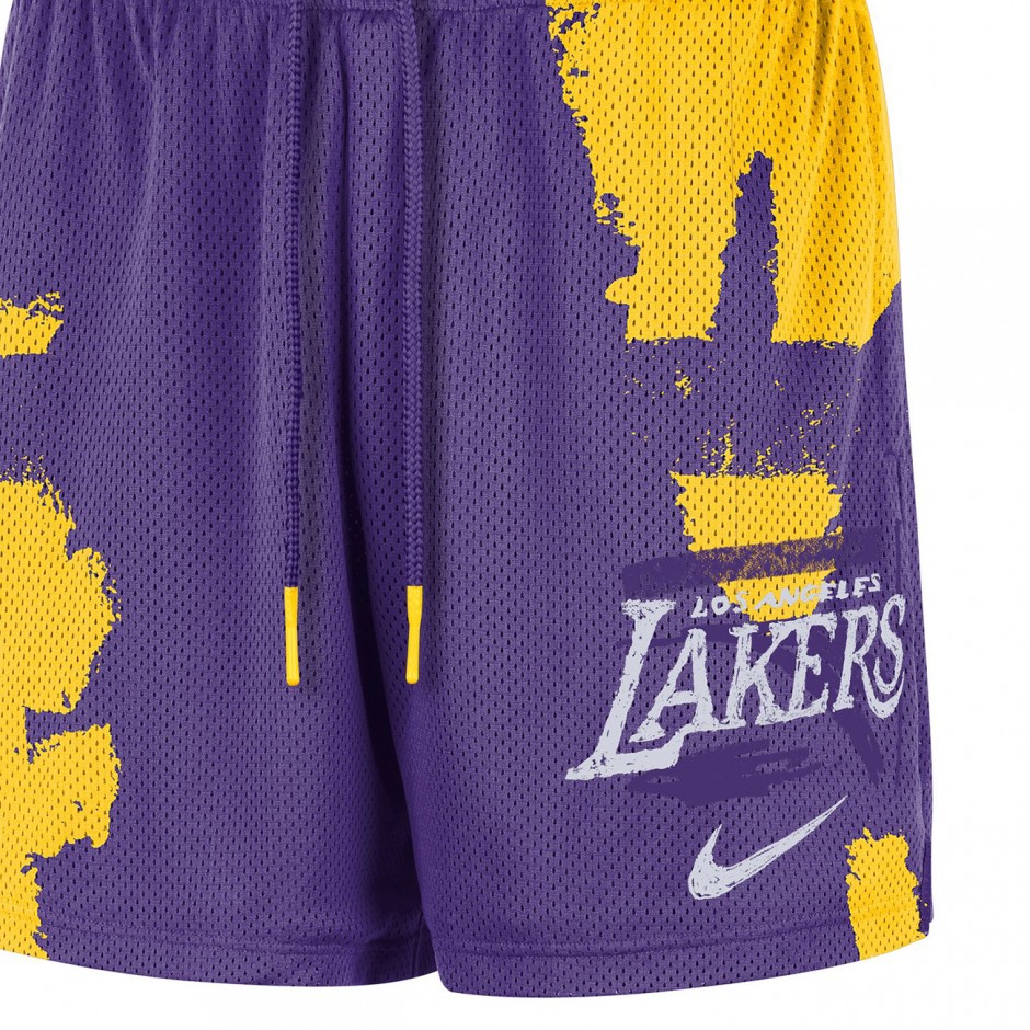 Ανδρική Βερμούδα NBA Μωβ - Nike Los Angeles Lakers Courtside