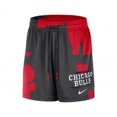 Ανδρική Βερμούδα NBA Μαύρη - Nike Chicago Bulls Courtside