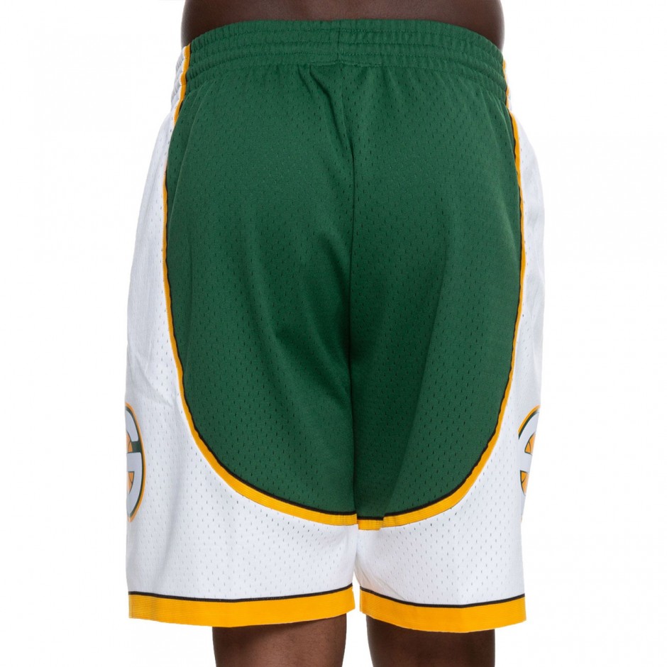 Ανδρική Βερμούδα NBA Πράσινη - Mitchell & Ness Seattle SuperSonics 2007-2008 Road Swingman