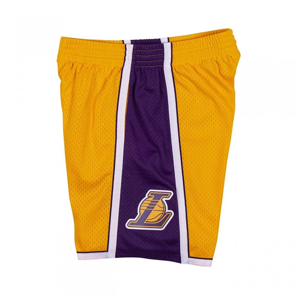 Ανδρική Βερμούδα NBA Κίτρινη - Mitchell & Ness Los Angeles Lakers 2009-2010 Swingman