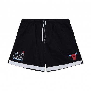 Men's NBA Shorts Black - Mitchell & Ness Chicago Bulls In The City