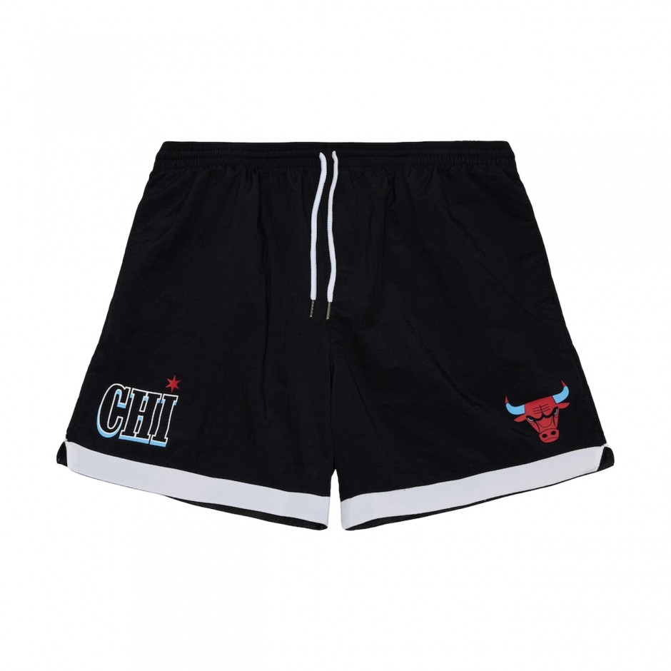 Men's NBA Shorts Black - Mitchell & Ness Chicago Bulls In The City