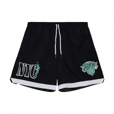 Men's NBA Shorts Black - Mitchell & Ness New York Knicks In The City