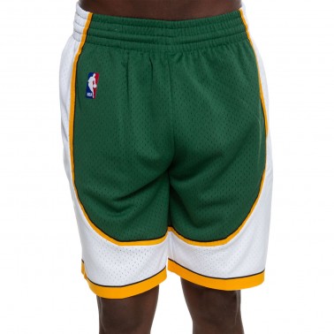Ανδρική Βερμούδα NBA Πράσινη - Mitchell & Ness Seattle SuperSonics 2007-2008 Road Swingman
