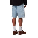 Ανδρική Βερμούδα Τζιν Μπλε - Carhartt WIP Single Knee Εικόνα 0