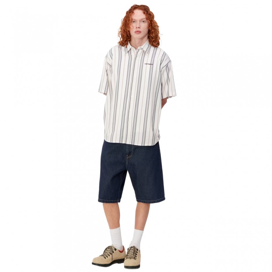 Ανδρική Τζιν Βερμούδα Μπλε - Carhartt WIP Landon