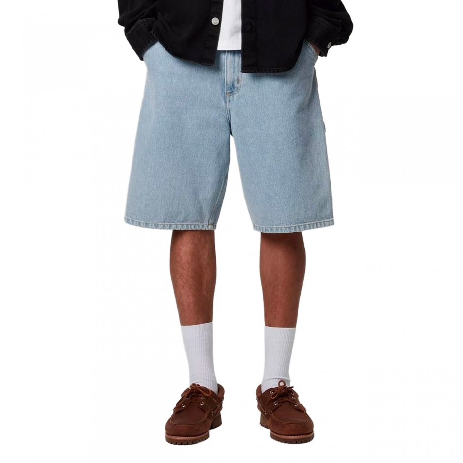 Ανδρική Βερμούδα Τζιν Μπλε - Carhartt WIP Single Knee