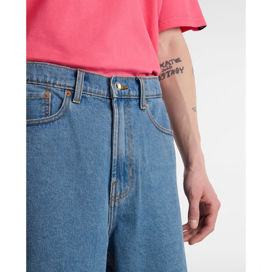 Ανδρική Βερμούδα Τζιν Μπλε - Vans Check-5 Baggy
