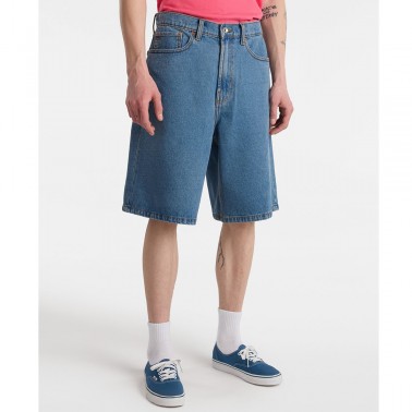Ανδρική Βερμούδα Τζιν Μπλε - Vans Check-5 Baggy