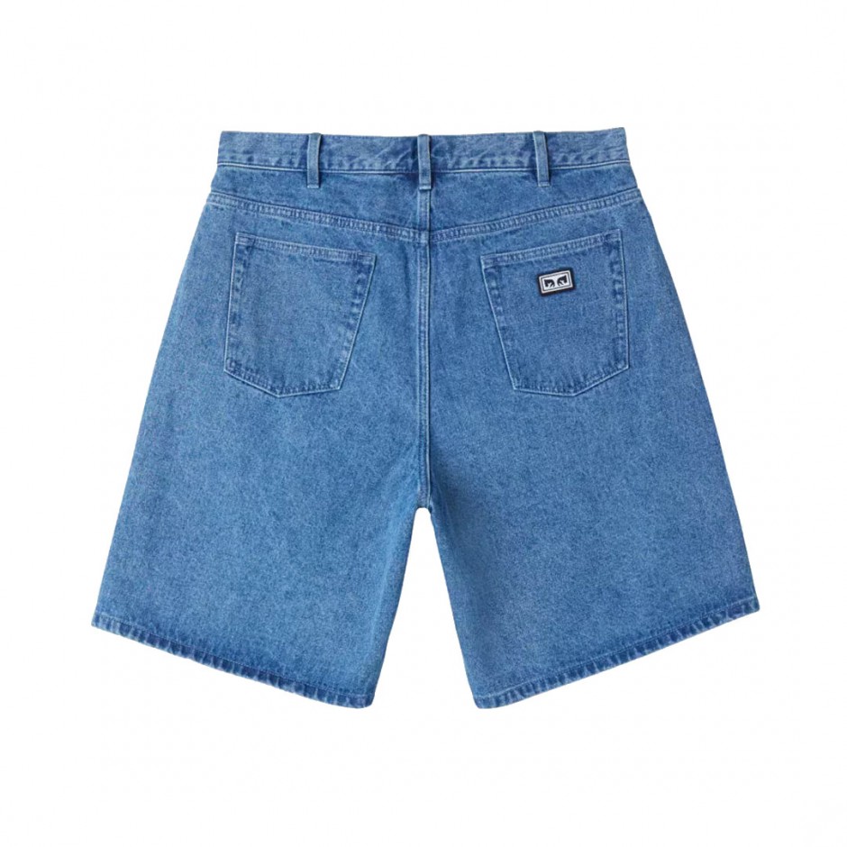 Ανδρική Βερμούδα Τζιν - Obey Bigwig Baggy Denim