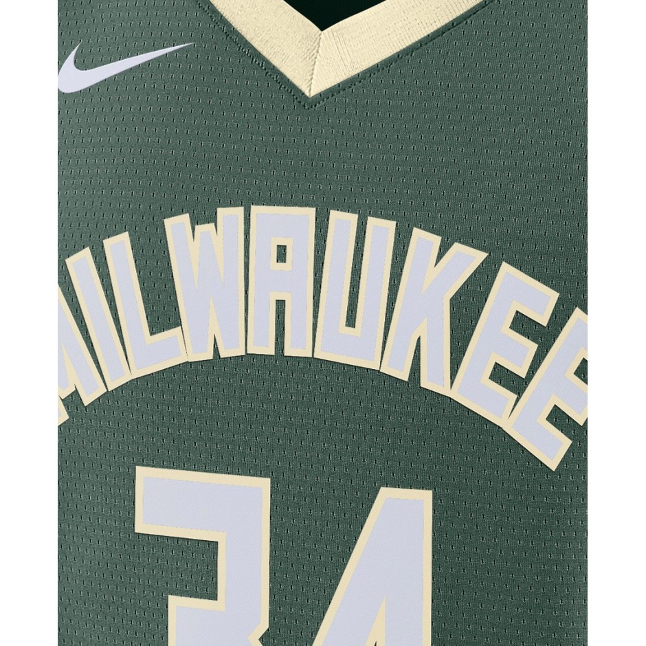 Ανδρική Εμφάνιση NBA Πράσινη - Nike Milwaukee Bucks Icon Edition 2022/23