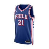 Nike Philadelphia 76ers Icon Edition 2023/24 Μπλε - Ανδρική Εμφάνιση Μπάσκετ NBA